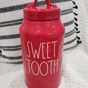 Rae Dunn "Sweet Tooth" Red Canister Collections